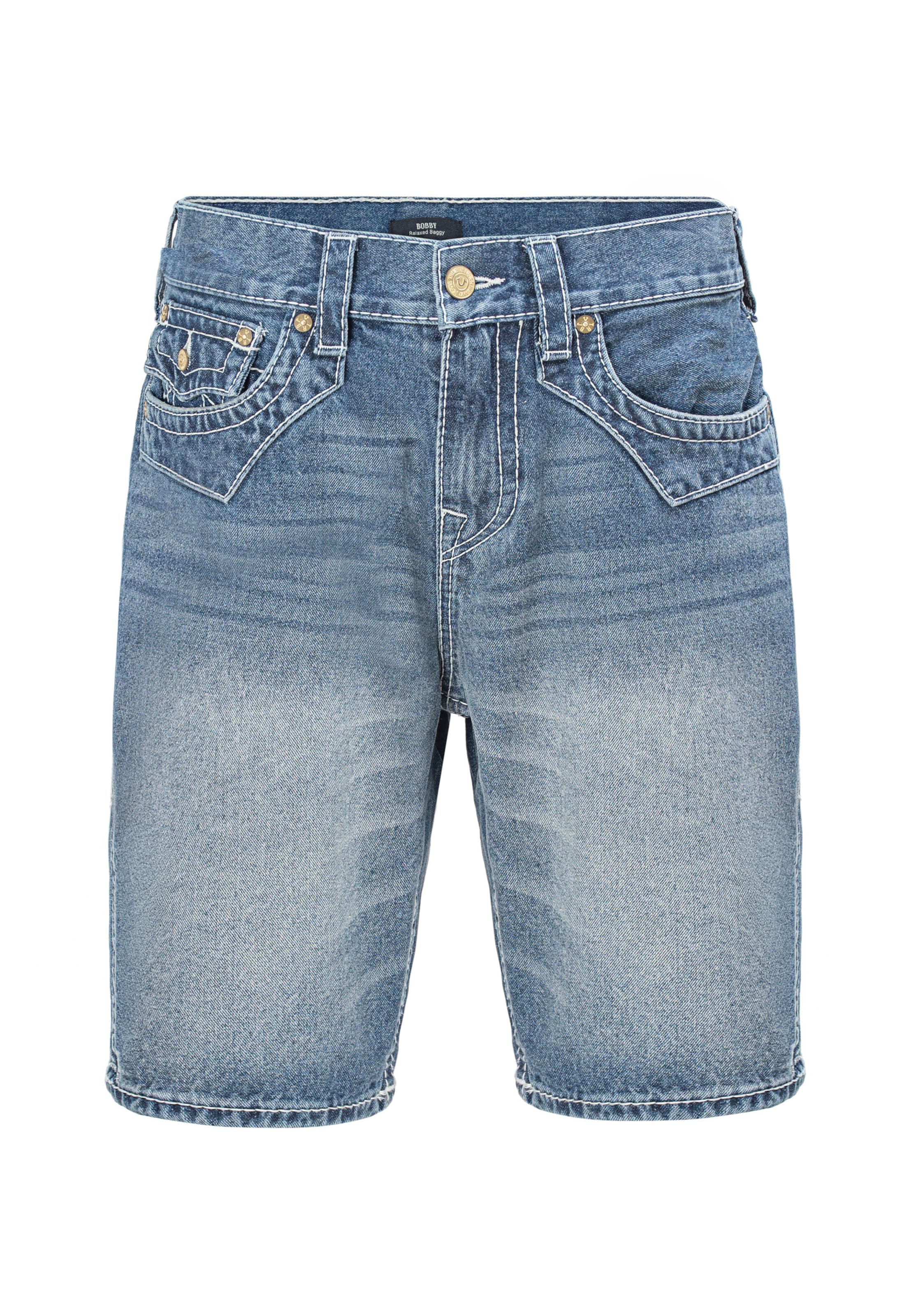 True Religion Normální Džíny – modrá: přední strana