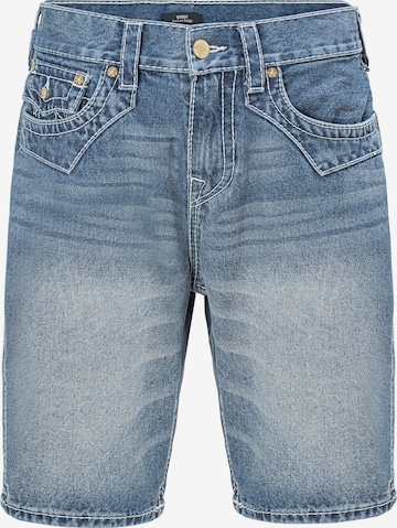 Regular Jean True Religion en bleu : devant