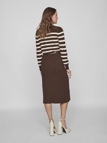 VILA Skirt 'Comfy' in Brown