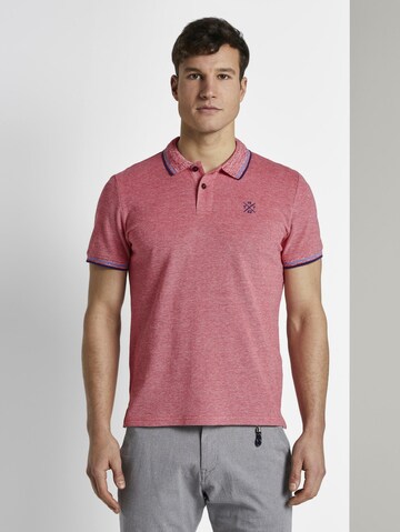 TOM TAILOR Poloshirt in Rot: Vorderseite