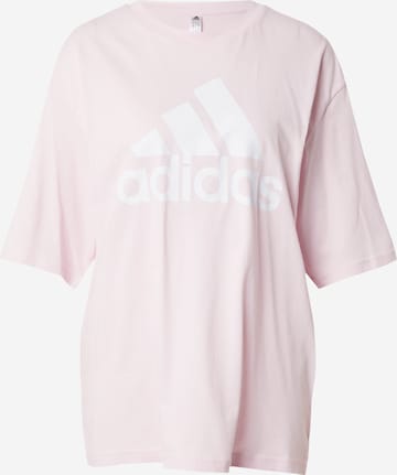 ADIDAS SPORTSWEAR - Camisa funcionais 'Essentials' em rosa: frente