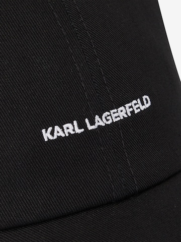 Karl Lagerfeld Шапка с козирка в черно