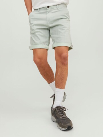 JACK & JONES Regular Chino trousers 'Bowie' in Green: front