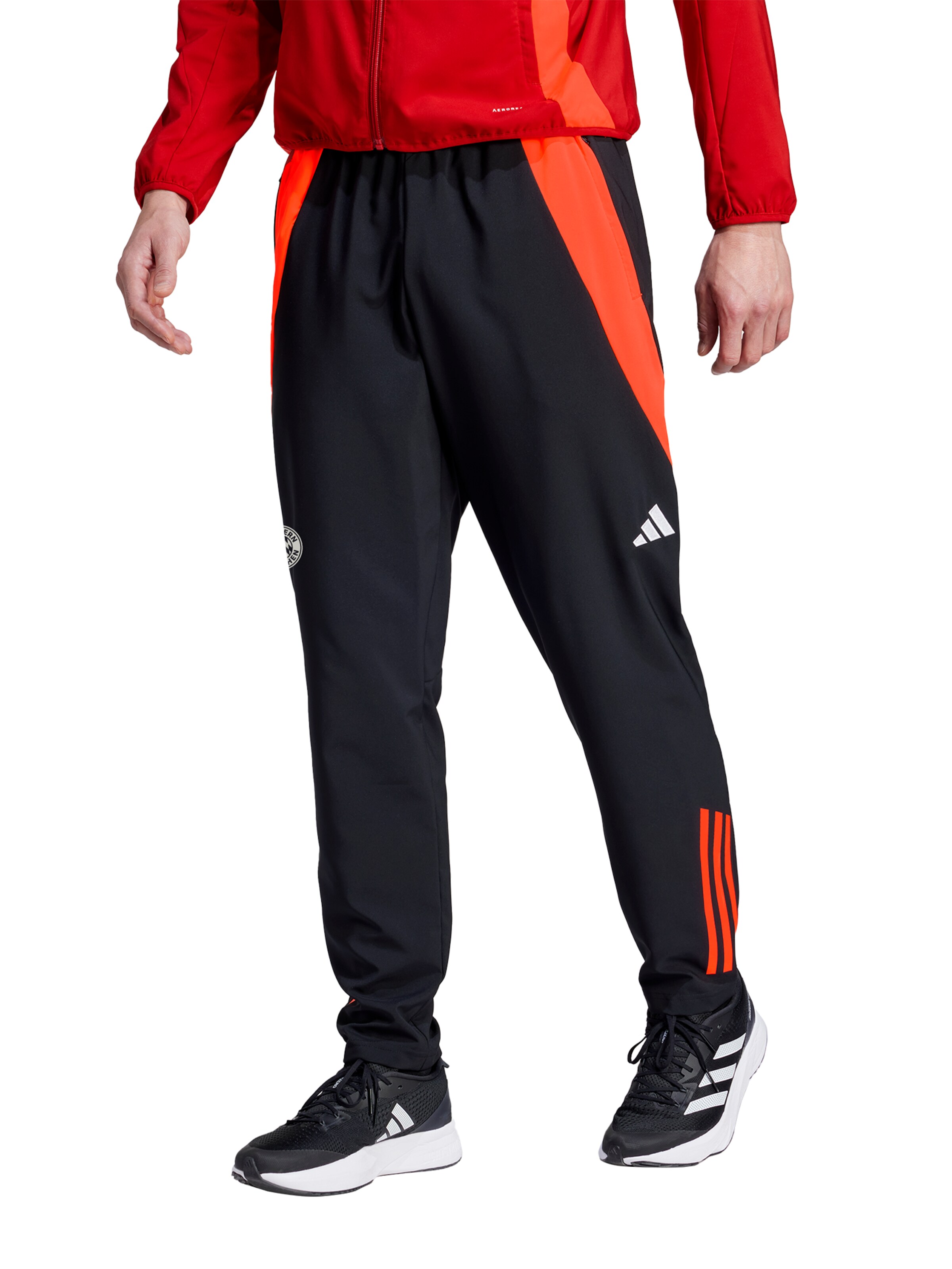 ADIDAS PERFORMANCE Regular Sporthose 'Teamline' in Schwarz: Vorderseite