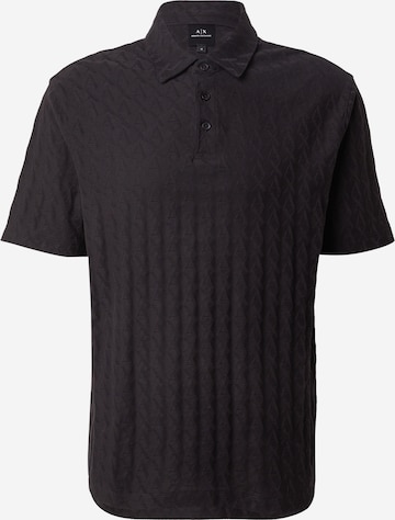 ARMANI EXCHANGE Тениска в черно: отпред