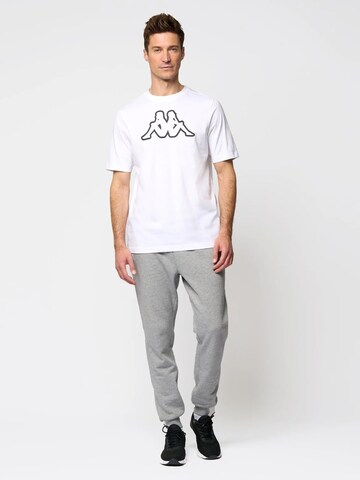 KAPPA - Camisa 'KM303HZ70 005' em branco