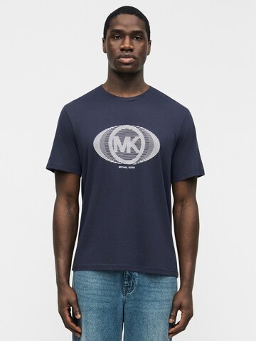 Maglietta 'VICTORY' di Michael Kors in blu: frontale