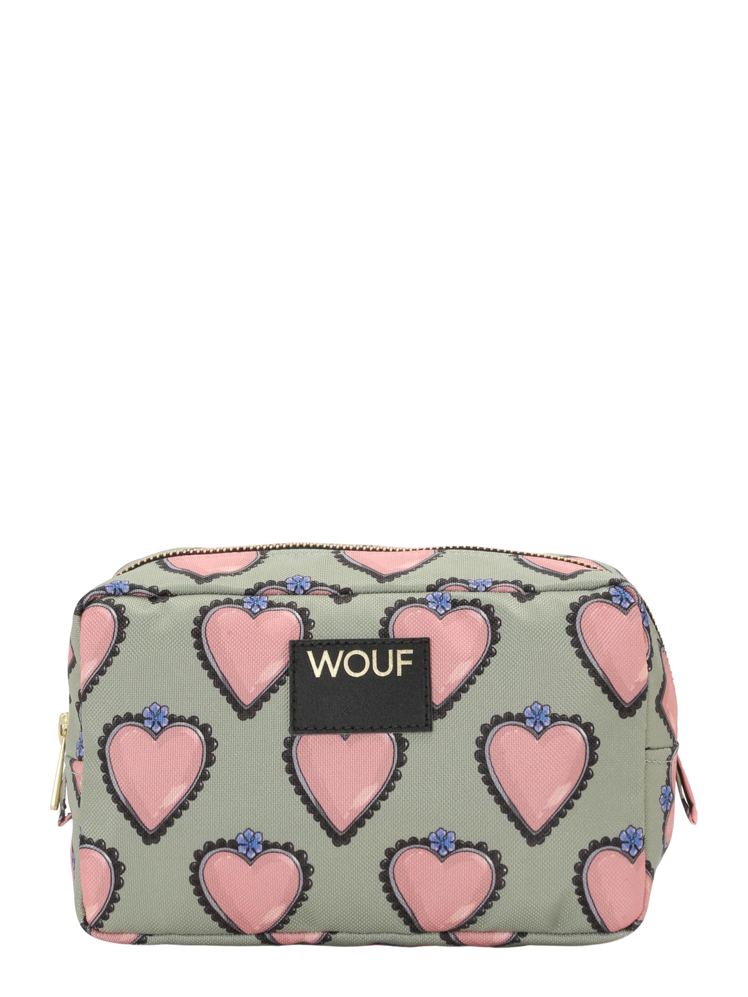 Wouf Toilettaske 'Glow' i grøn: forside