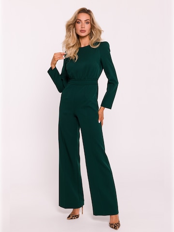 made of emotion - Jumpsuit en verde: frente