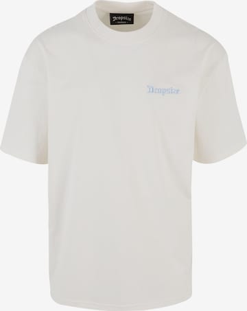 T-Shirt 'Embo' Dropsize en blanc : devant