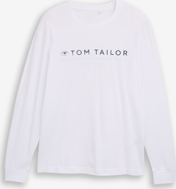 TOM TAILOR Shirt in Wit: voorkant