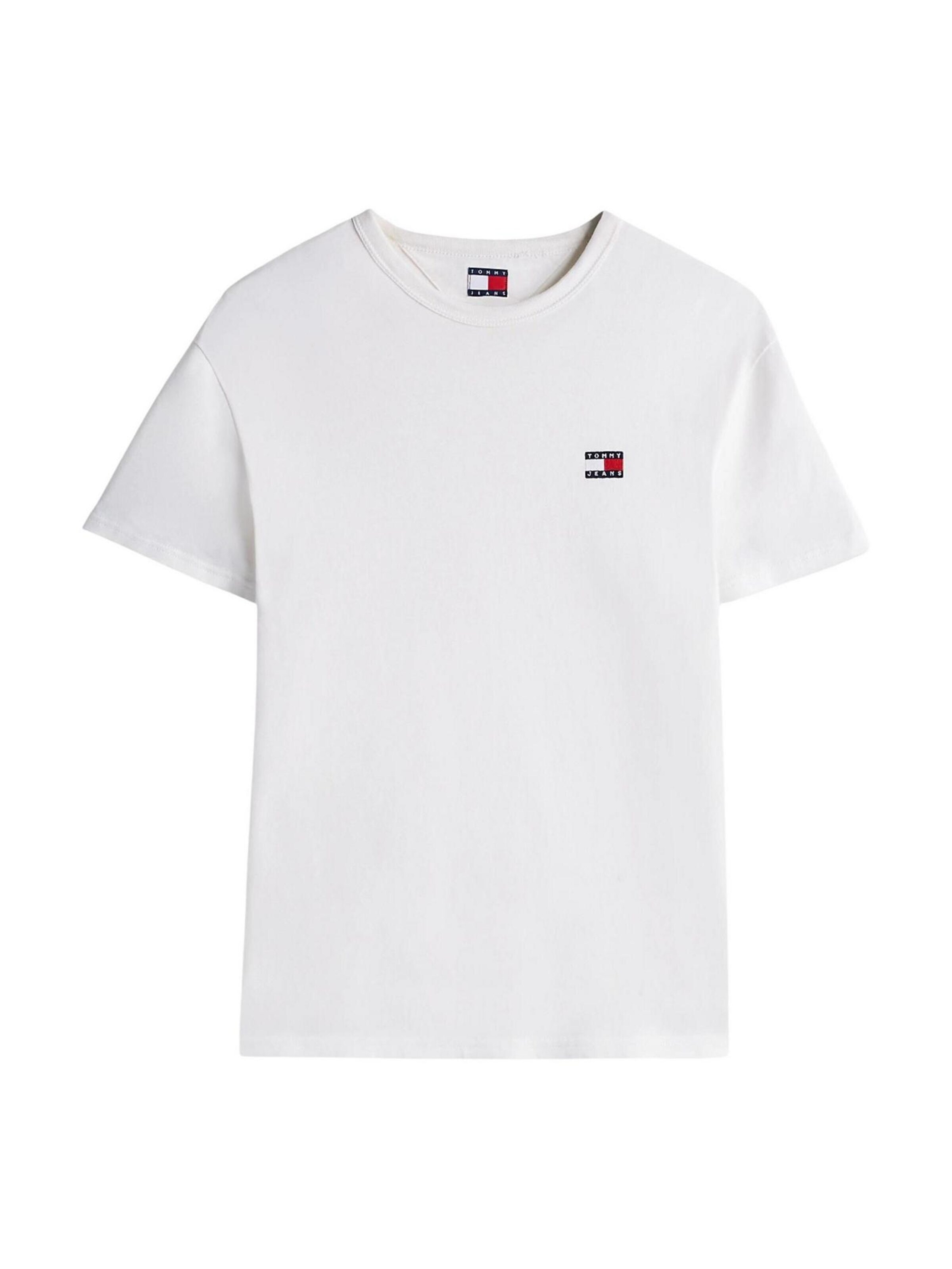 Maglietta 'DM0DM20322' di Tommy Jeans in bianco: frontale