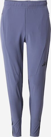 Pantaloni sportivi 'Designed for Training' di ADIDAS PERFORMANCE in blu: frontale