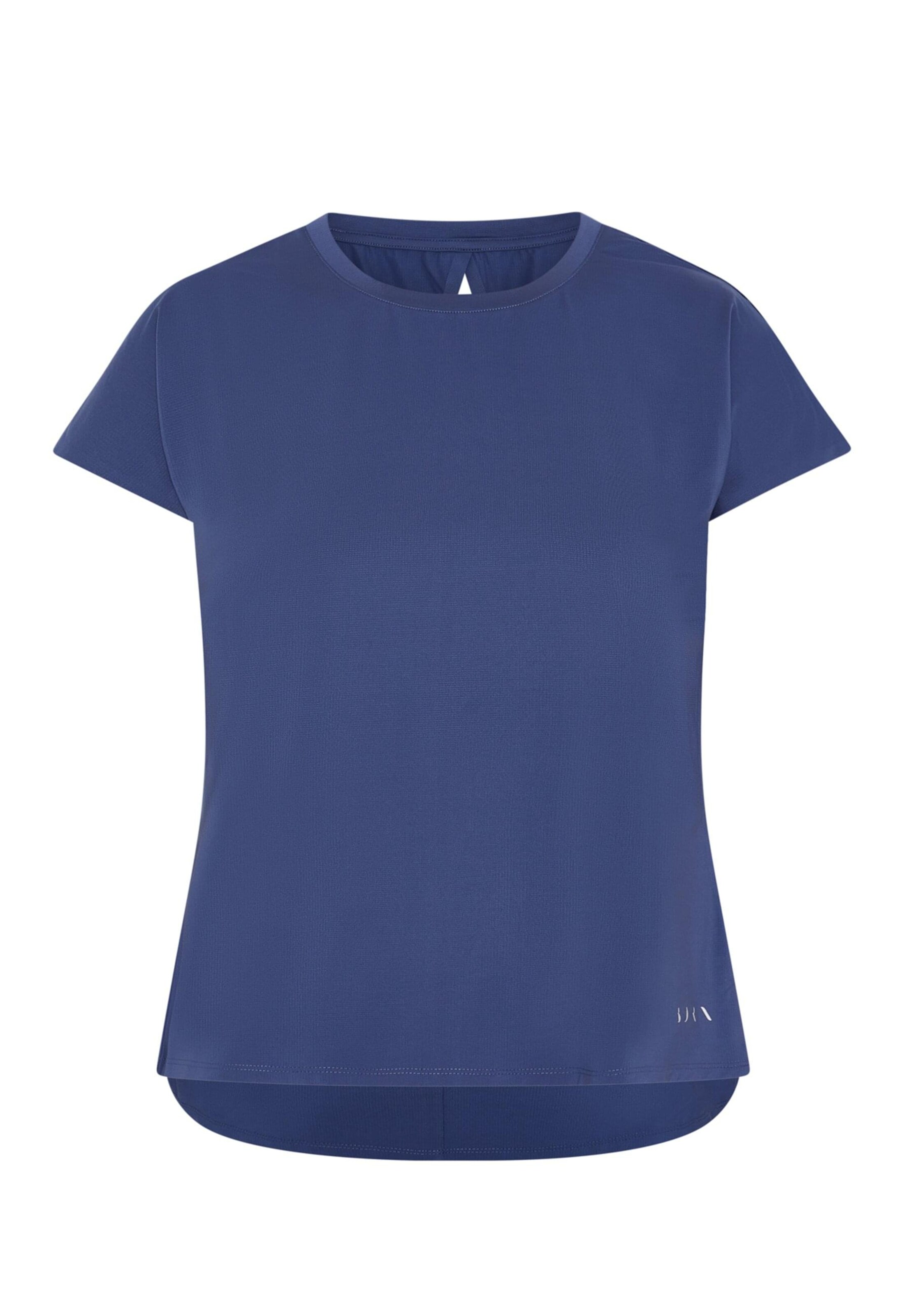 Born Living Yoga Sportshirt 'Aina' in Blau: Vorderseite