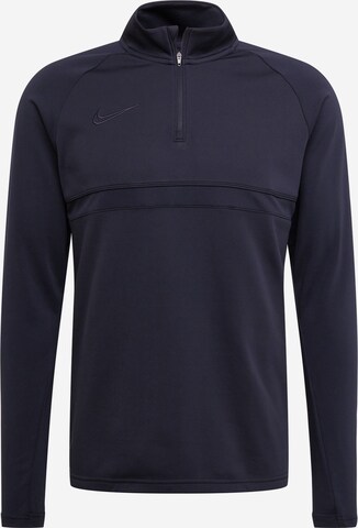 NIKESportska sweater majica 'Academy' - crna boja: prednji dio