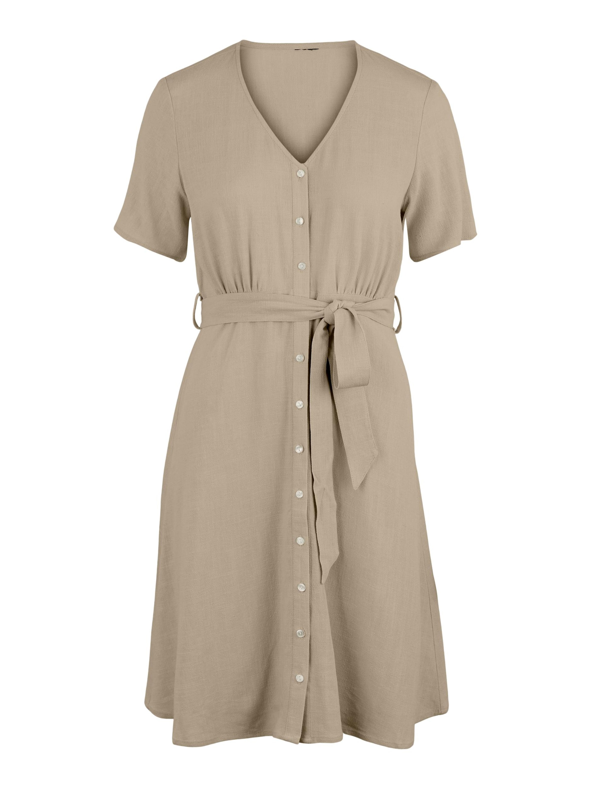 Robe-chemise 'Vinsty' PIECES en gris : devant