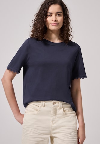 Street One Studio Shirt in Blue: front