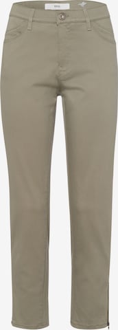 BRAX Slim fit Trousers 'Mary' in Green: front