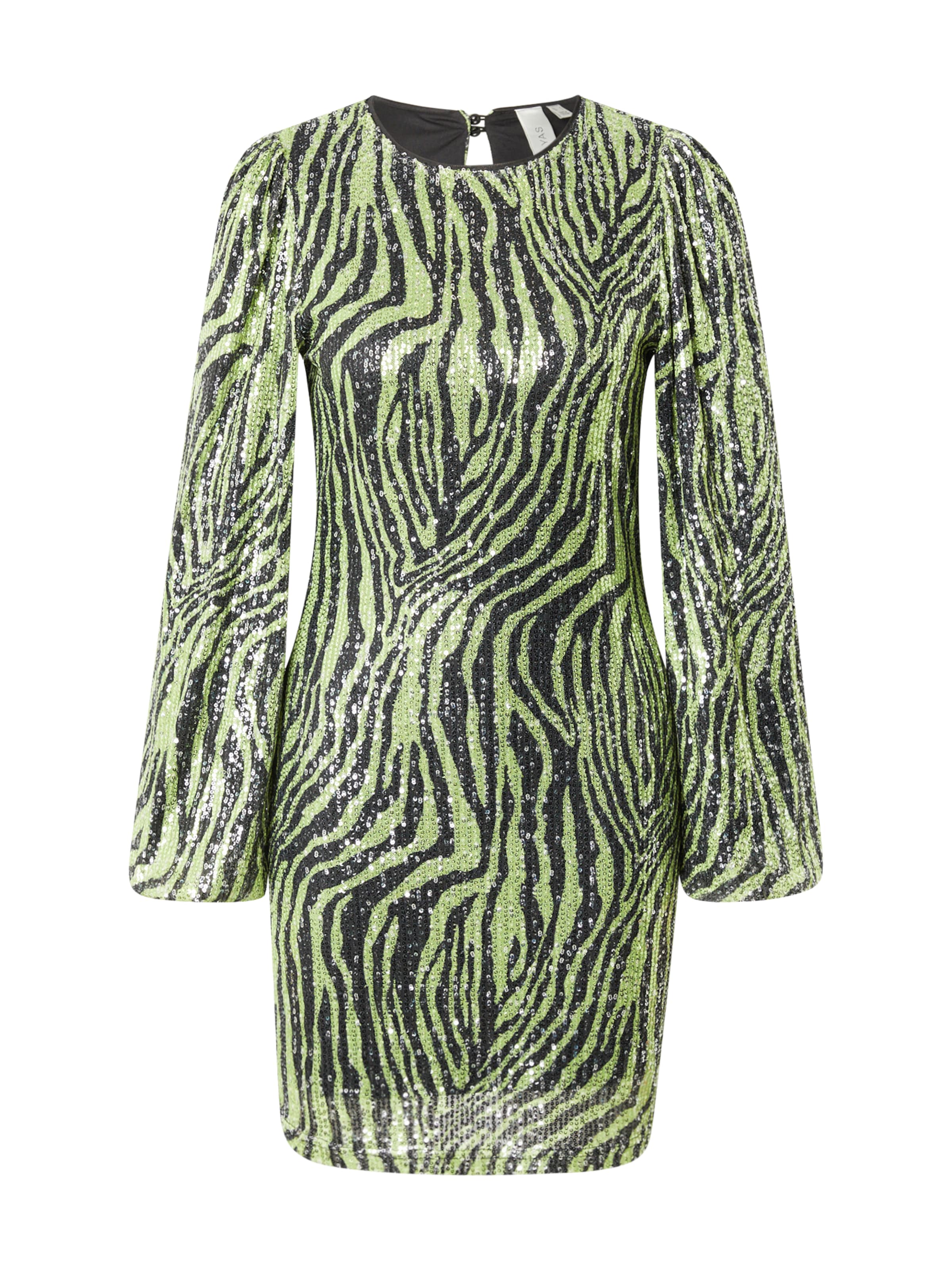 YAS Kleid 'Yasmino' in Grün: Vorderseite