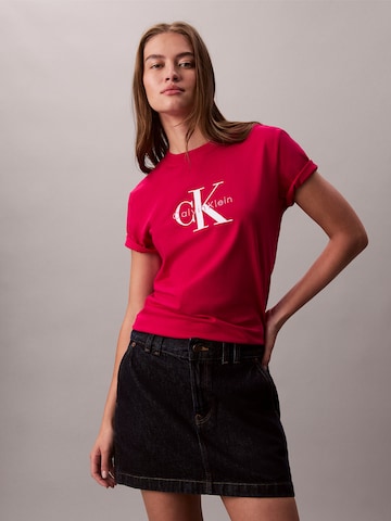 Calvin Klein Jeans Shirts 'Classic' i rød: forside