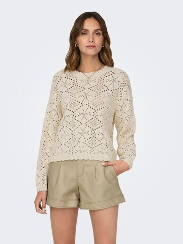 Pullover 'GAIL' di ONLY in beige: frontale