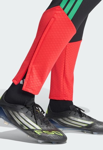 ADIDAS PERFORMANCE Slimfit Sportbroek 'Jamaika 26 x Bob Marley Tiro' in Zwart