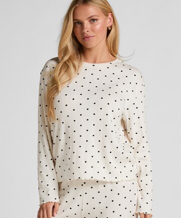 Hunkemöller Pajama shirt in White: front