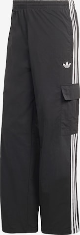 ADIDAS ORIGINALS - Pantalón cargo 'Adicolor Classics' en negro: frente
