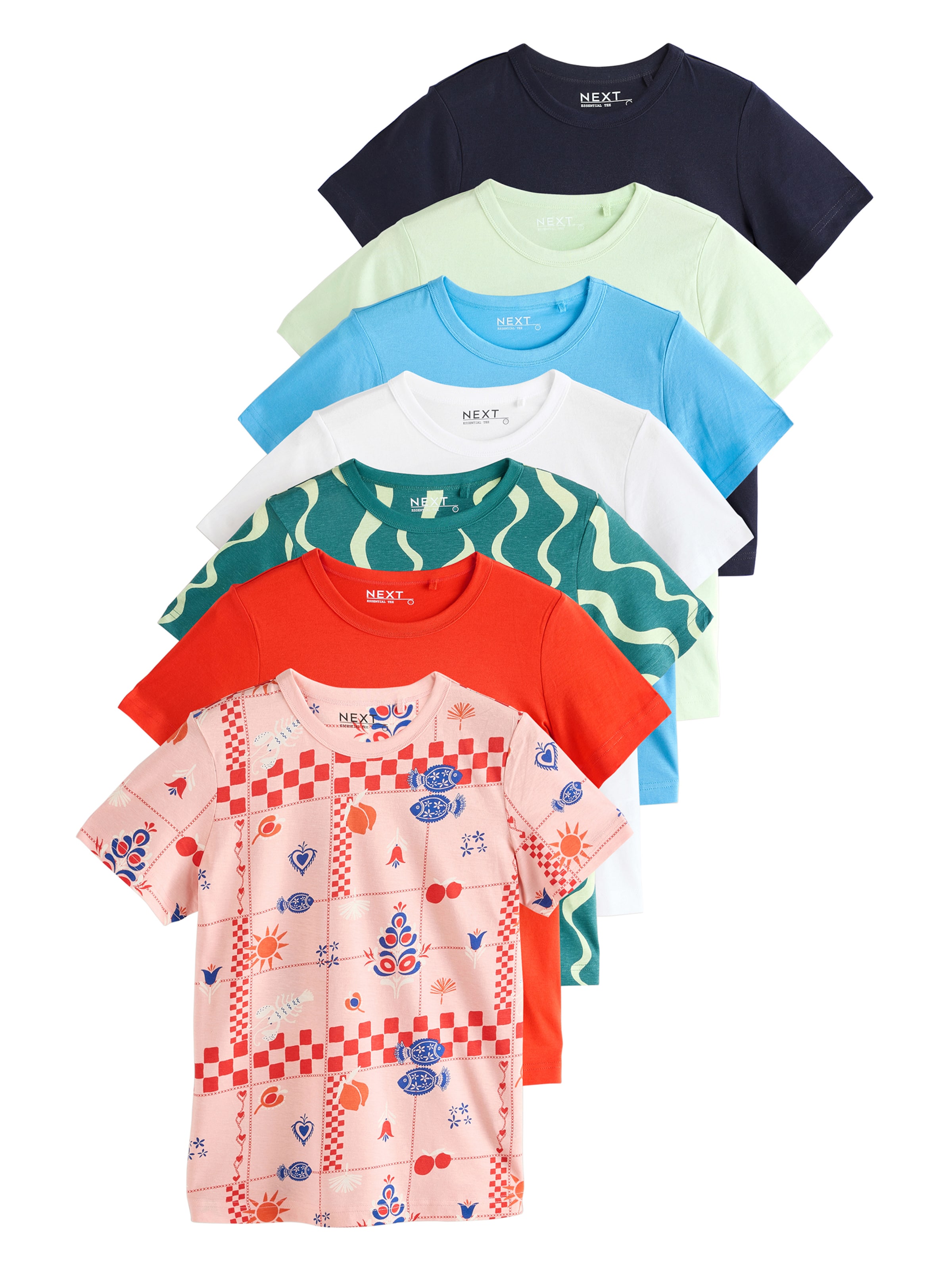 Next Shirts i blå: forside