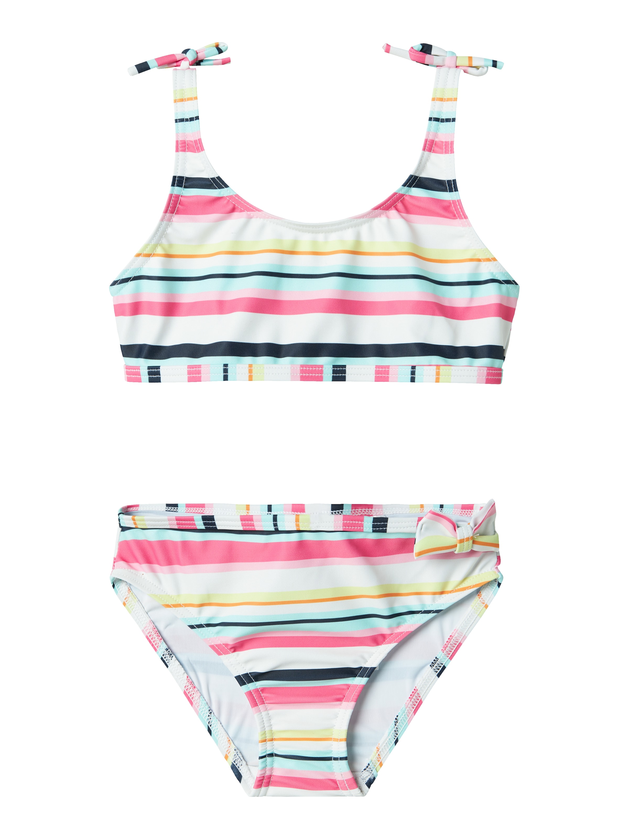 NAME IT Bustier Bikini 'NMFZanne' - fehér: elől