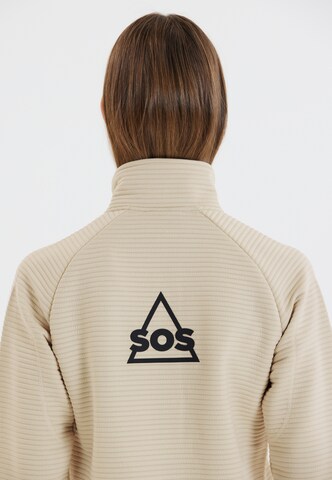 SOS Sweatjacke 'Muju' in Braun