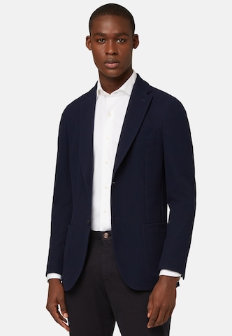 Boggi Milano Slim fit Business-colbert 'B Jersey' in Blauw: voorkant