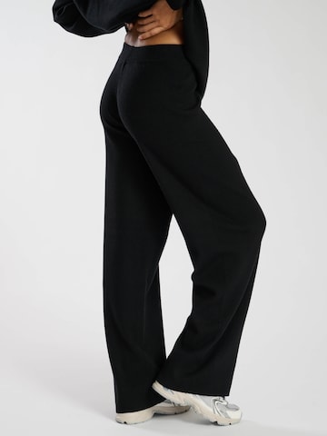 South Beach Wide leg Broek in Zwart