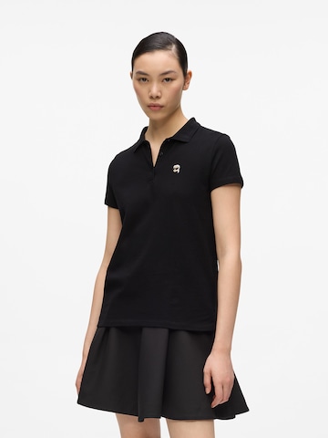 Karl Lagerfeld - Camiseta en negro: frente