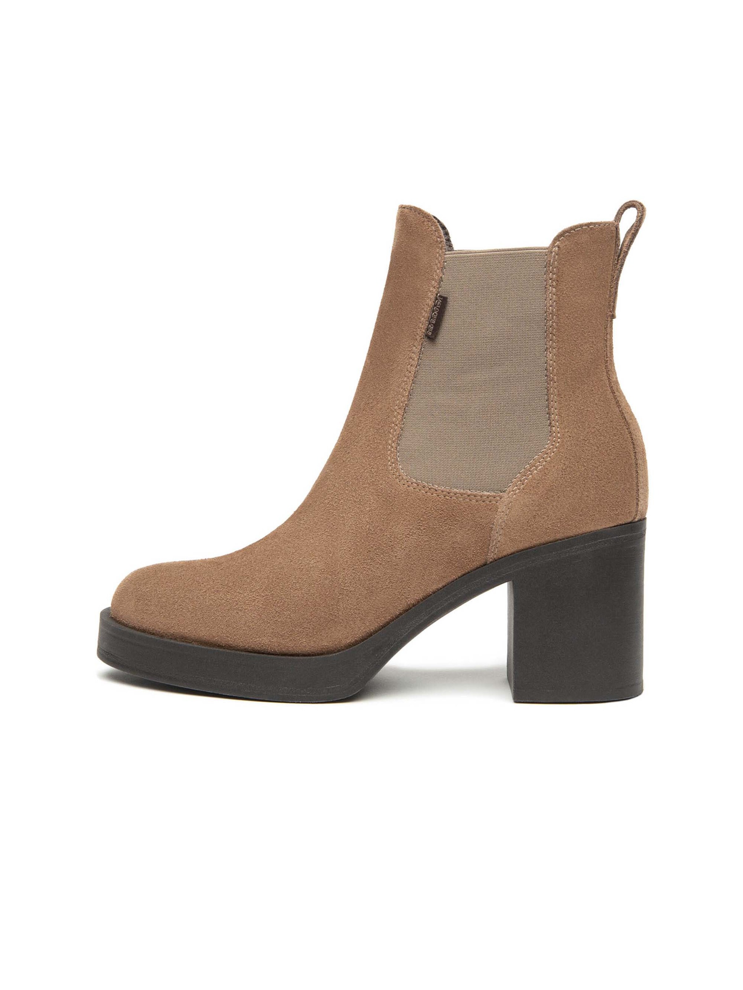 Bottines 'Cartagena ' Nero Giardini en beige : devant