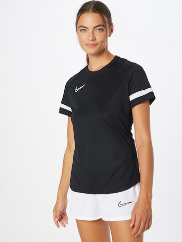 NIKE Functioneel shirt in Zwart: voorkant