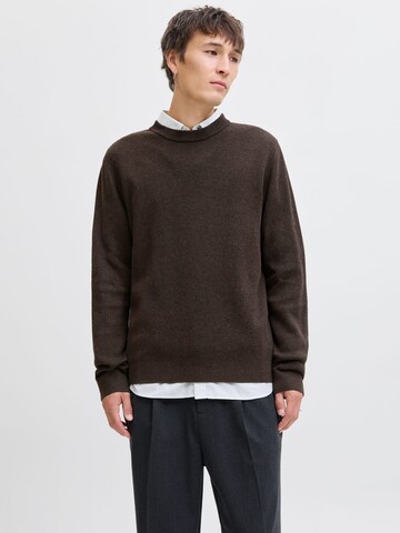 JACK & JONES Sweater 'Blamilano' in Brown