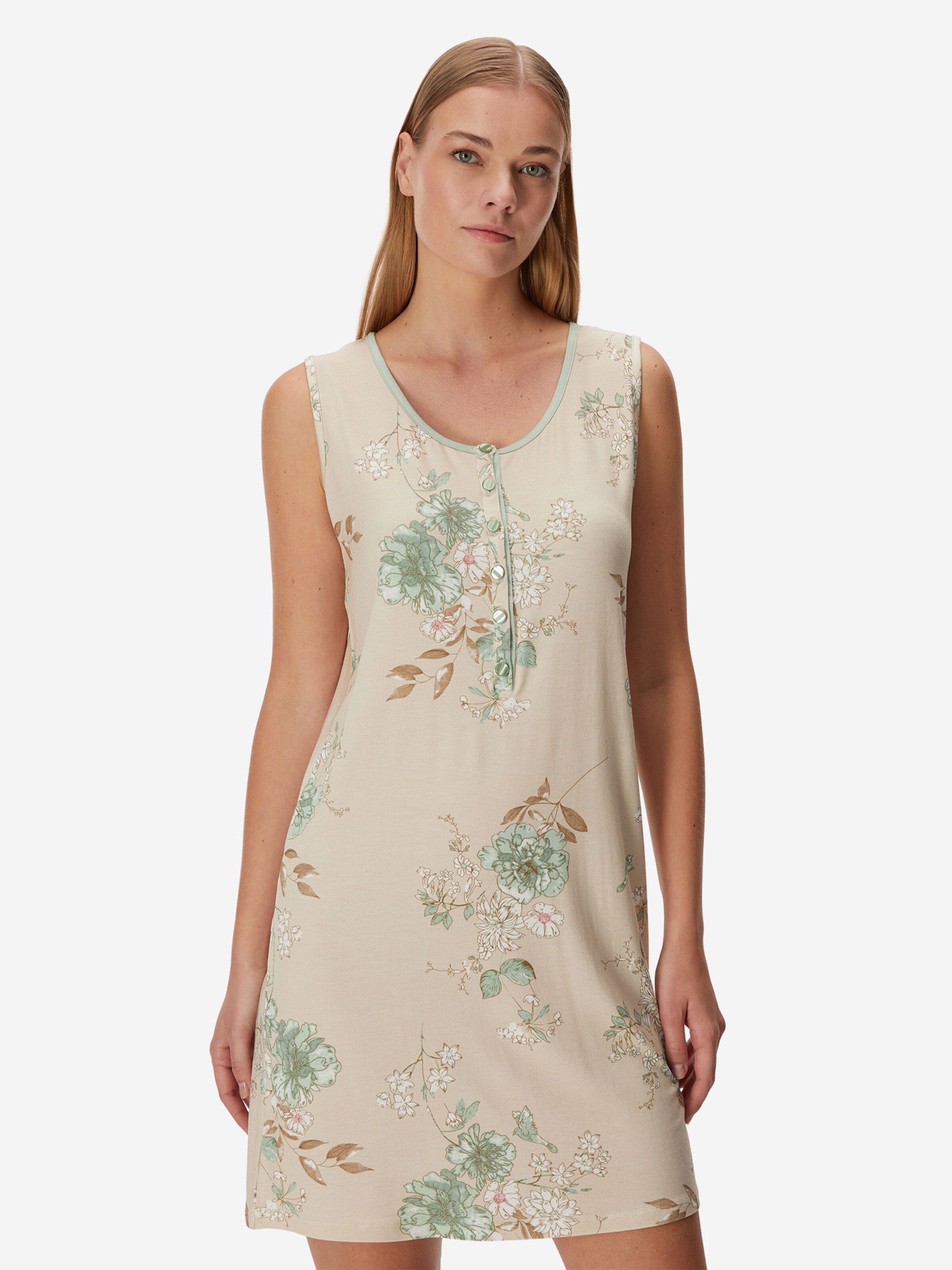 Goldenbay Nightgown 'Scabiosa' in Beige