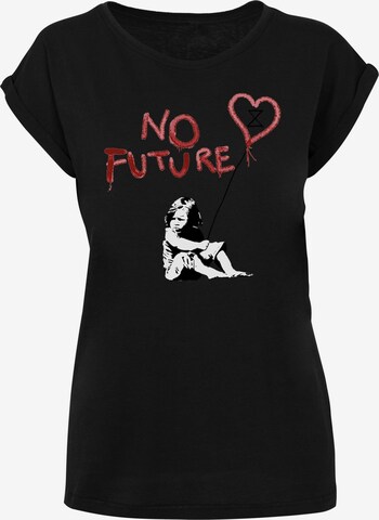T-shirt 'No Future' Merchcode en noir : devant