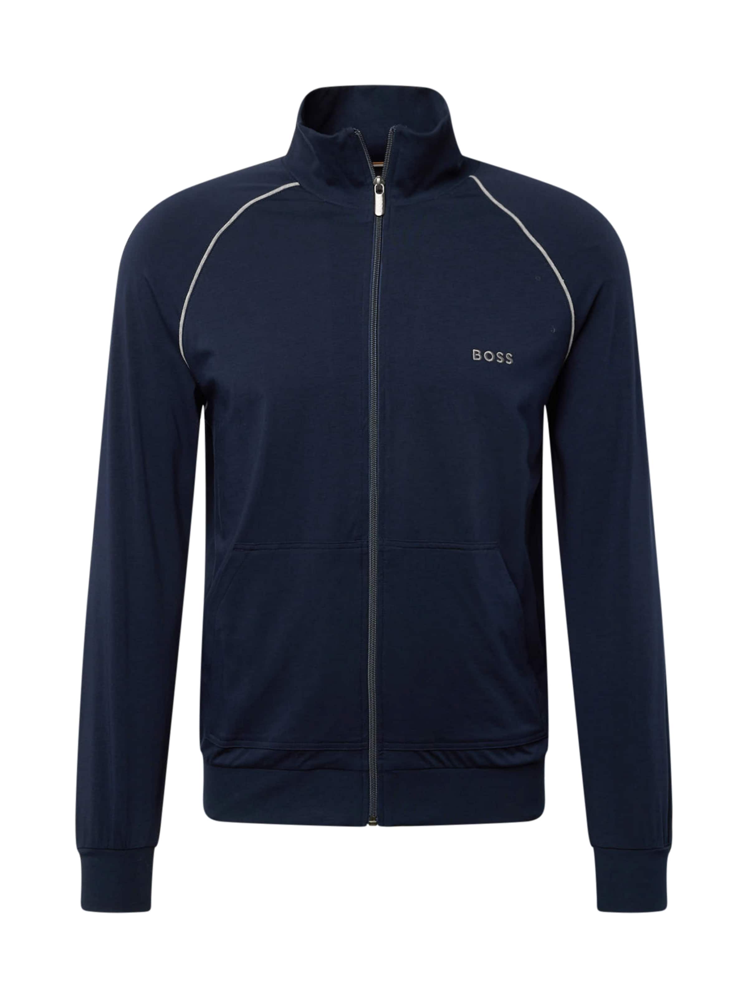 BOSS Tréning dzseki 'Mix&Match' - kék: elől