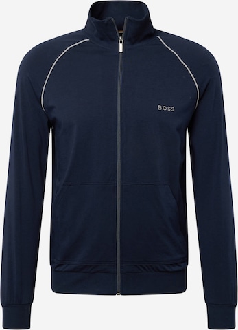 BOSS Orange Sweatjacke 'Mix&Match' in Blau: predná strana