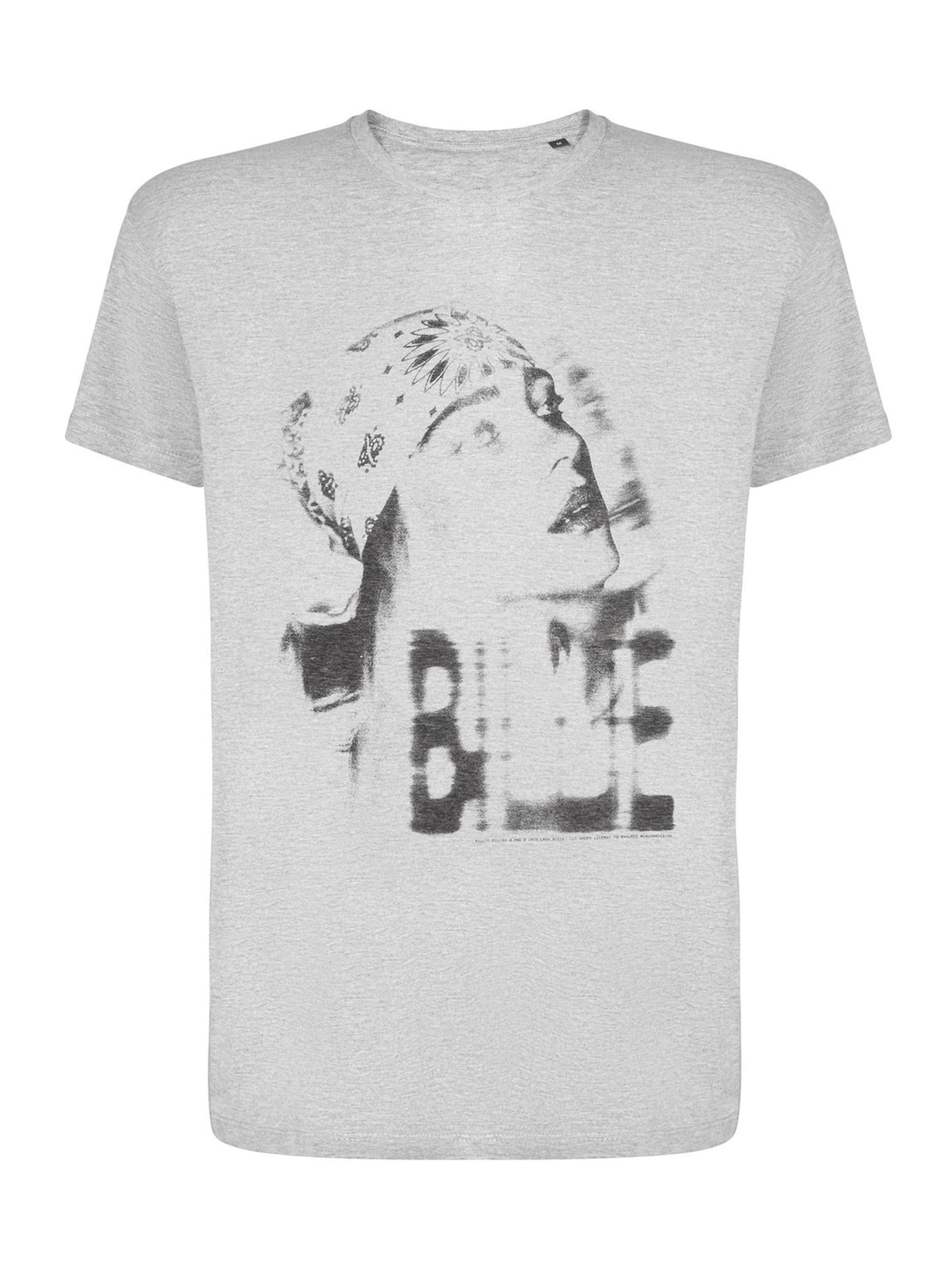 Billie Eilish Shirt 'Billie Eilish Blur Organic T-Shirt' in Grey: front