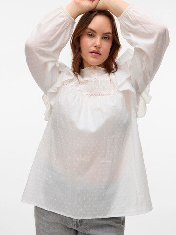 Vero Moda Curve Blouse 'CTRINE' in White