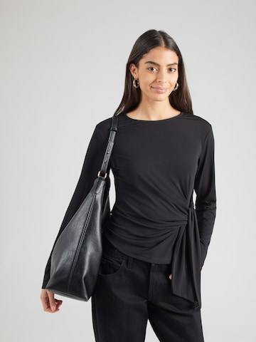 Tricou 'Sheila' de la ABOUT YOU pe negru: față