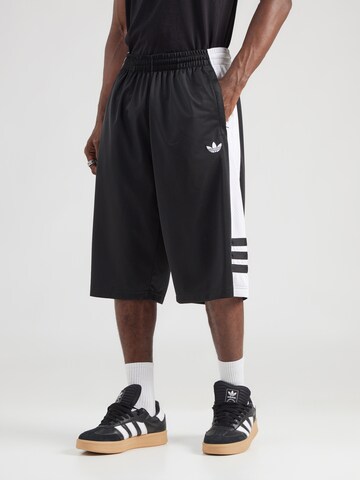 ADIDAS ORIGINALS Baggy Housut värissä musta: etupuoli