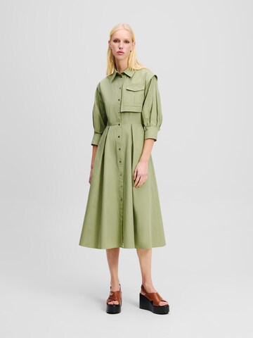 Abito camicia di Karl Lagerfeld in verde