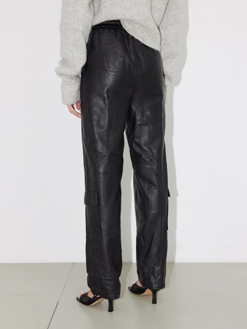 LeGer Premium Loose fit Cargo Pants 'Lorain' in Black
