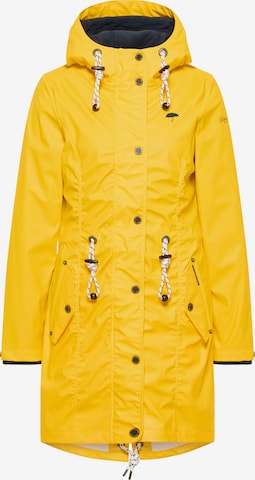 Schmuddelwedda Between-Seasons Parka in Yellow: front