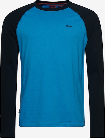 Superdry Shirt in Blauw: voorkant