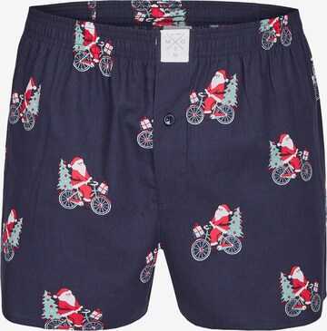 MG-1 Boxer shorts ' X-Mas Motive ' in Blue